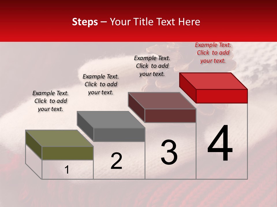 A Knitted Hat With A Pine Cone On Top Of It PowerPoint Template