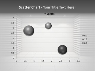 A White Room With A Black And White Wall PowerPoint Template