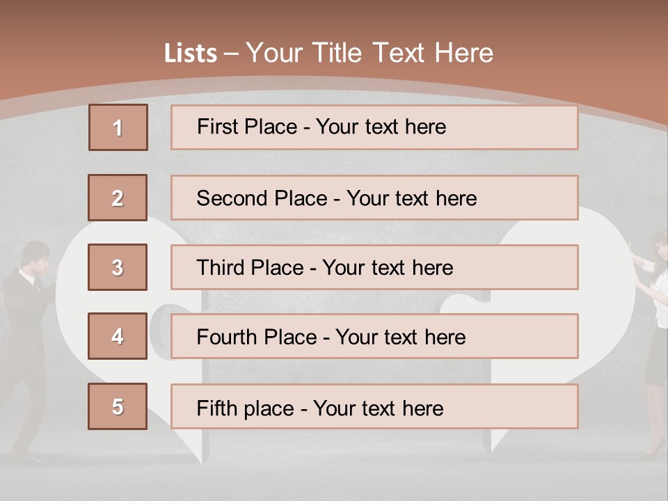 A Man And A Woman Standing In Front Of A Giant Question Mark PowerPoint Template