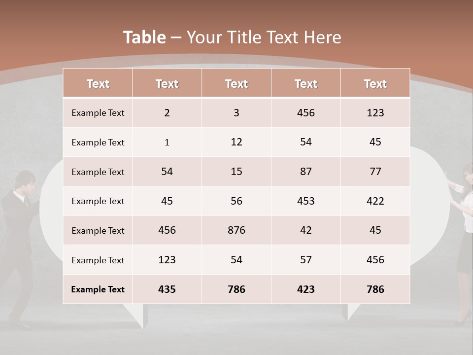 A Man And A Woman Standing In Front Of A Giant Question Mark PowerPoint Template