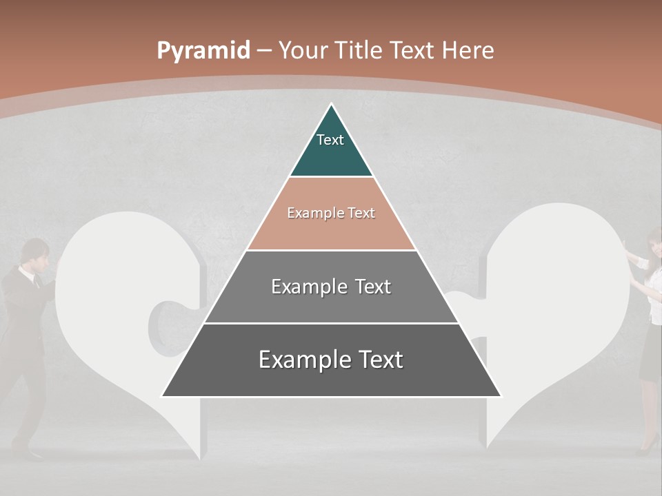 A Man And A Woman Standing In Front Of A Giant Question Mark PowerPoint Template