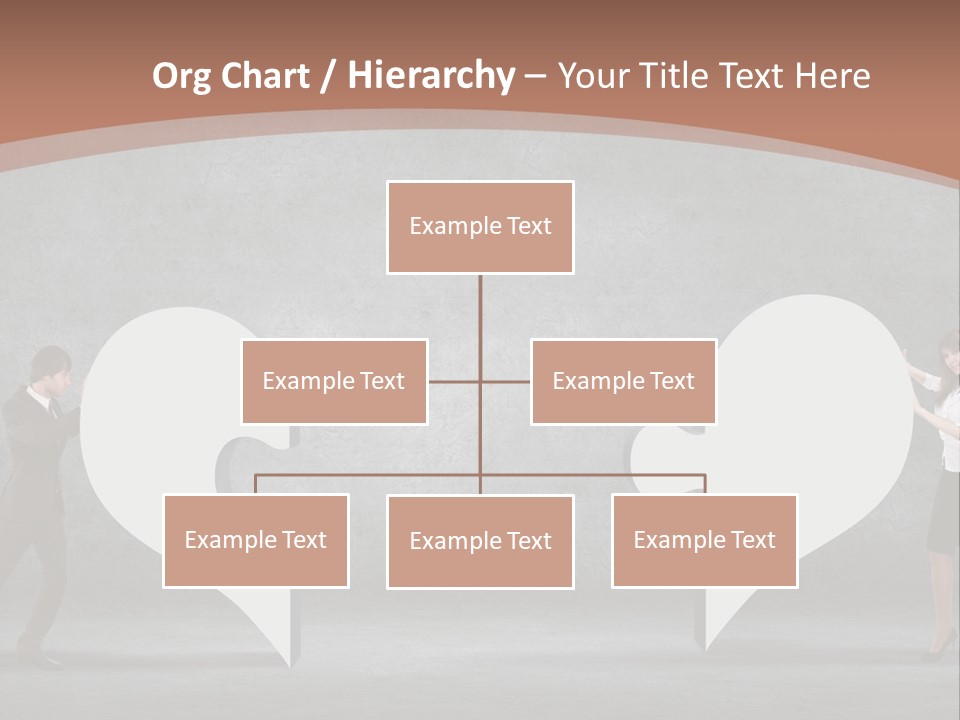 A Man And A Woman Standing In Front Of A Giant Question Mark PowerPoint Template