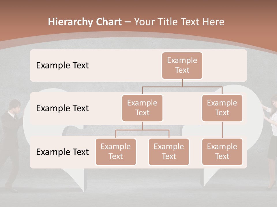 A Man And A Woman Standing In Front Of A Giant Question Mark PowerPoint Template