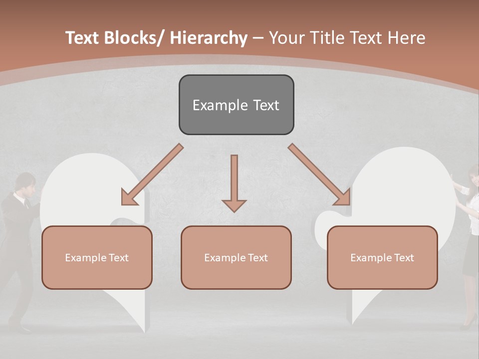 A Man And A Woman Standing In Front Of A Giant Question Mark PowerPoint Template