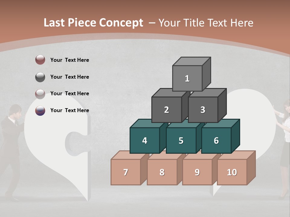 A Man And A Woman Standing In Front Of A Giant Question Mark PowerPoint Template