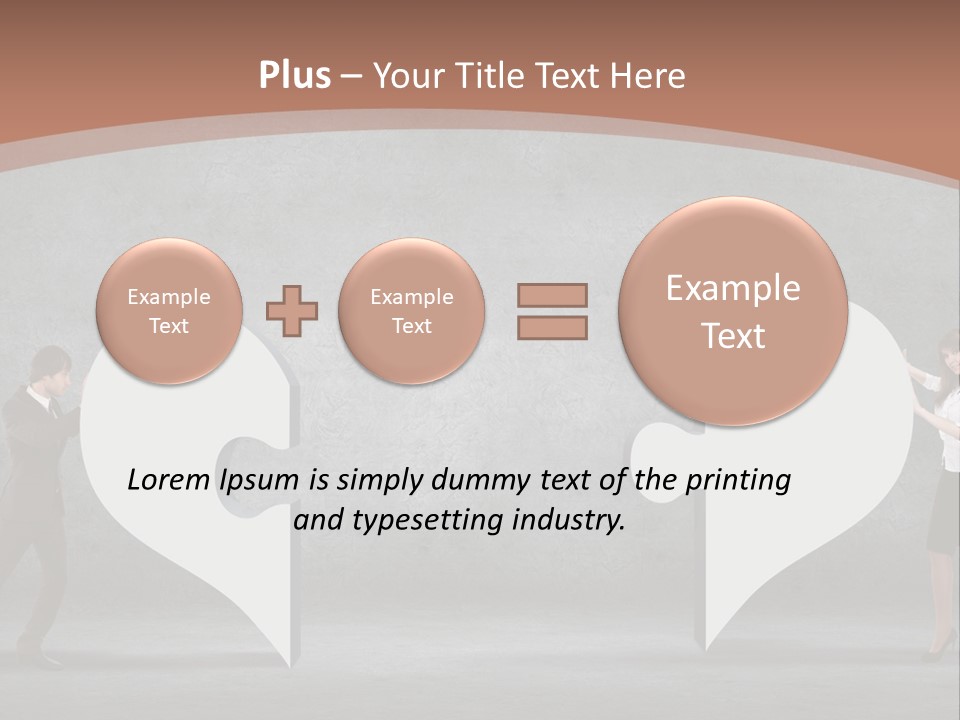 A Man And A Woman Standing In Front Of A Giant Question Mark PowerPoint Template