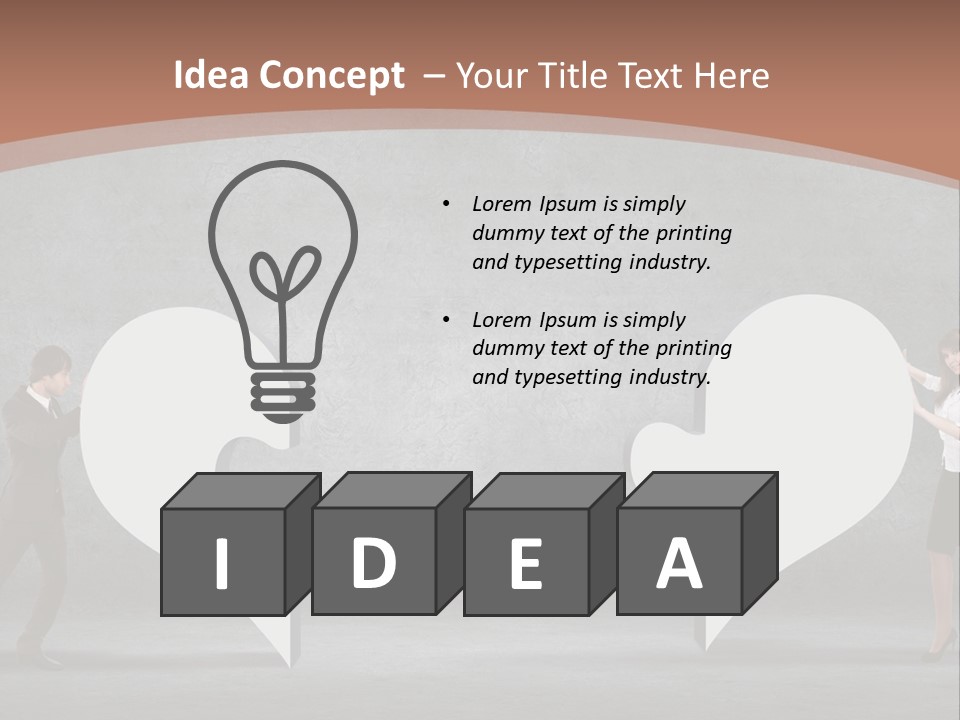 A Man And A Woman Standing In Front Of A Giant Question Mark PowerPoint Template