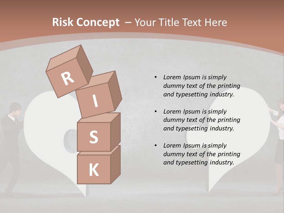 A Man And A Woman Standing In Front Of A Giant Question Mark PowerPoint Template
