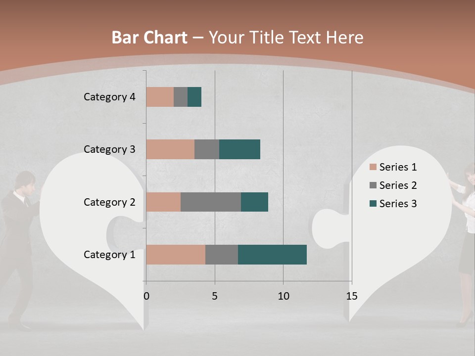 A Man And A Woman Standing In Front Of A Giant Question Mark PowerPoint Template