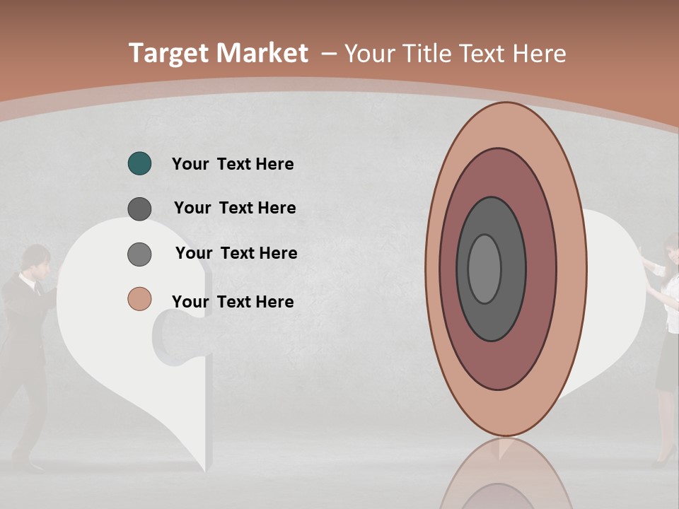 A Man And A Woman Standing In Front Of A Giant Question Mark PowerPoint Template