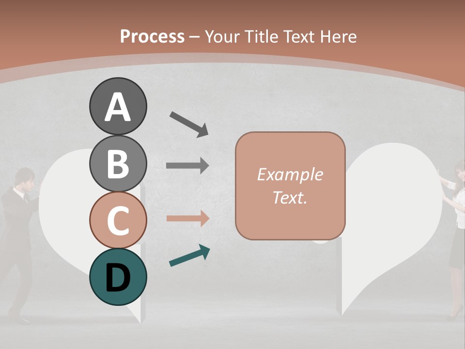 A Man And A Woman Standing In Front Of A Giant Question Mark PowerPoint Template