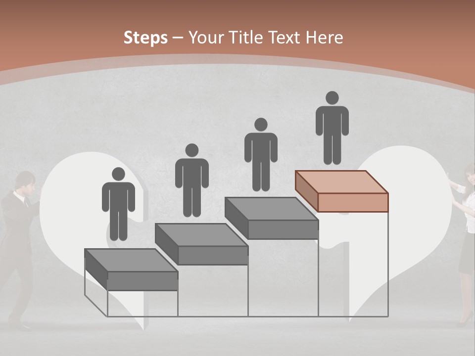 A Man And A Woman Standing In Front Of A Giant Question Mark PowerPoint Template