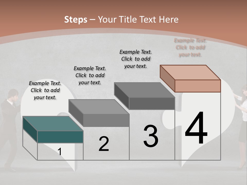 A Man And A Woman Standing In Front Of A Giant Question Mark PowerPoint Template