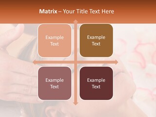 A Woman Getting A Facial Massage At A Spa PowerPoint Template