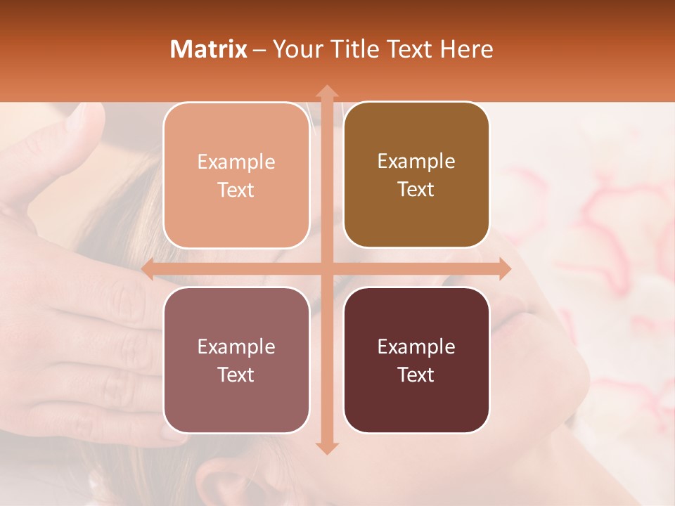 A Woman Getting A Facial Massage At A Spa PowerPoint Template