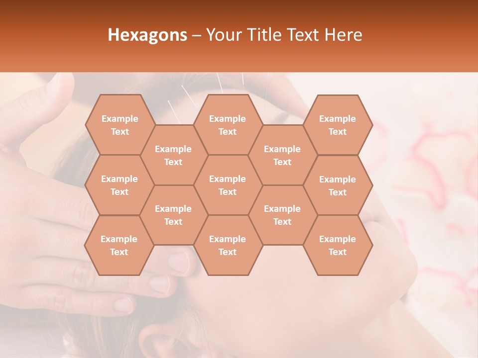 A Woman Getting A Facial Massage At A Spa PowerPoint Template