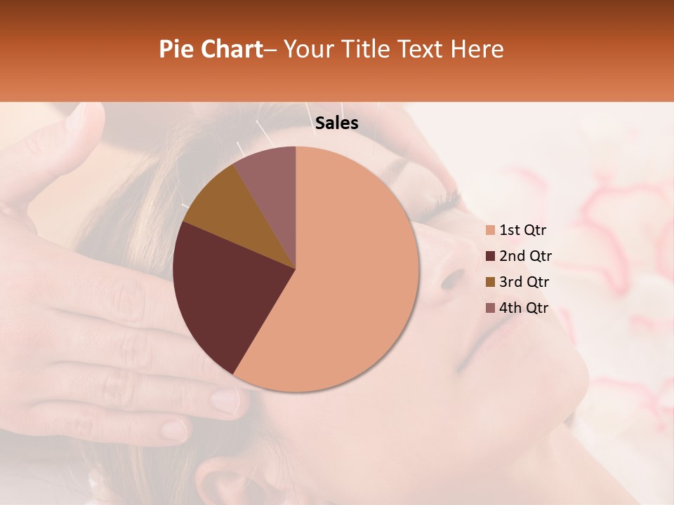 A Woman Getting A Facial Massage At A Spa PowerPoint Template