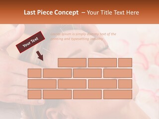 A Woman Getting A Facial Massage At A Spa PowerPoint Template