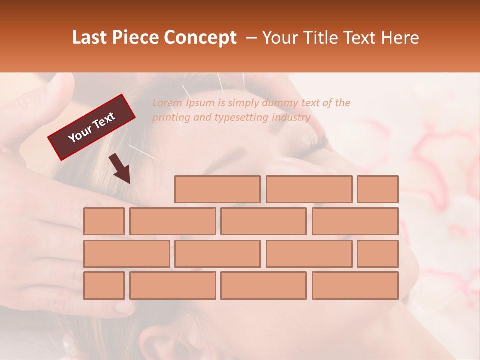 A Woman Getting A Facial Massage At A Spa PowerPoint Template