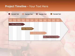 A Woman Getting A Facial Massage At A Spa PowerPoint Template