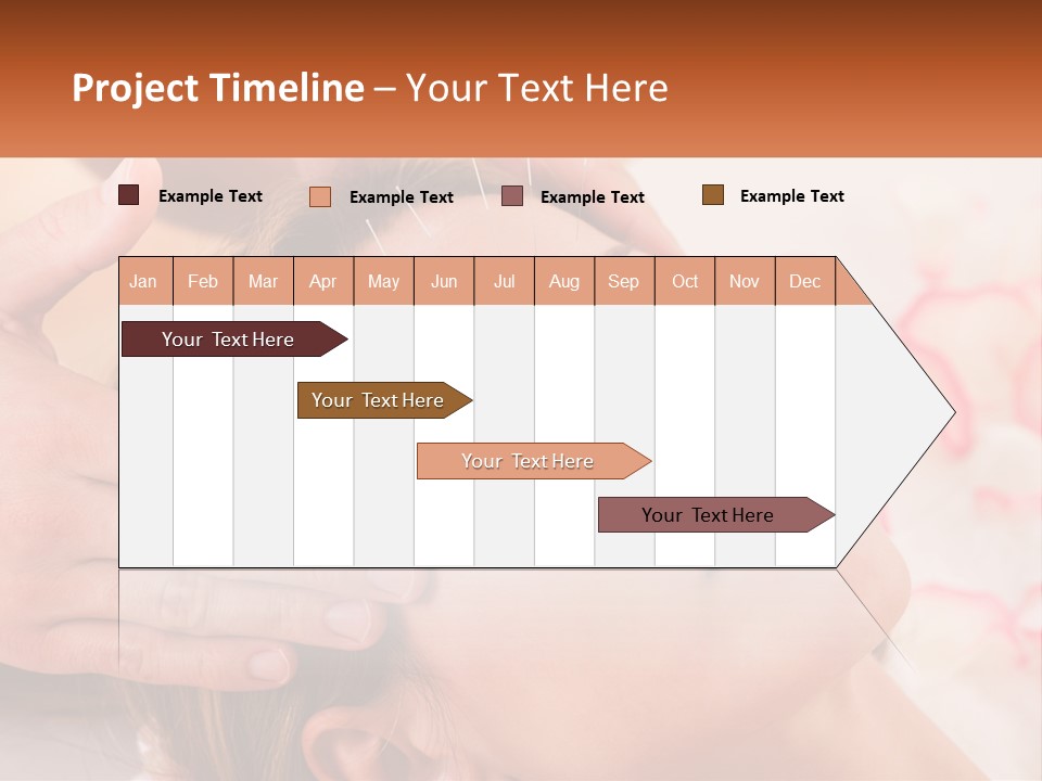 A Woman Getting A Facial Massage At A Spa PowerPoint Template