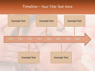 A Woman Getting A Facial Massage At A Spa PowerPoint Template