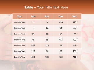 A Woman Getting A Facial Massage At A Spa PowerPoint Template