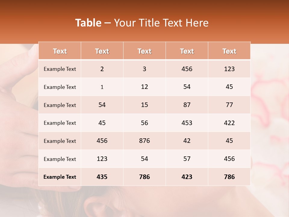 A Woman Getting A Facial Massage At A Spa PowerPoint Template