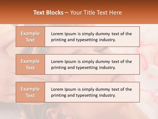 A Woman Getting A Facial Massage At A Spa PowerPoint Template