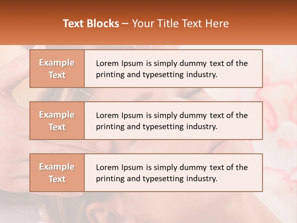 A Woman Getting A Facial Massage At A Spa PowerPoint Template