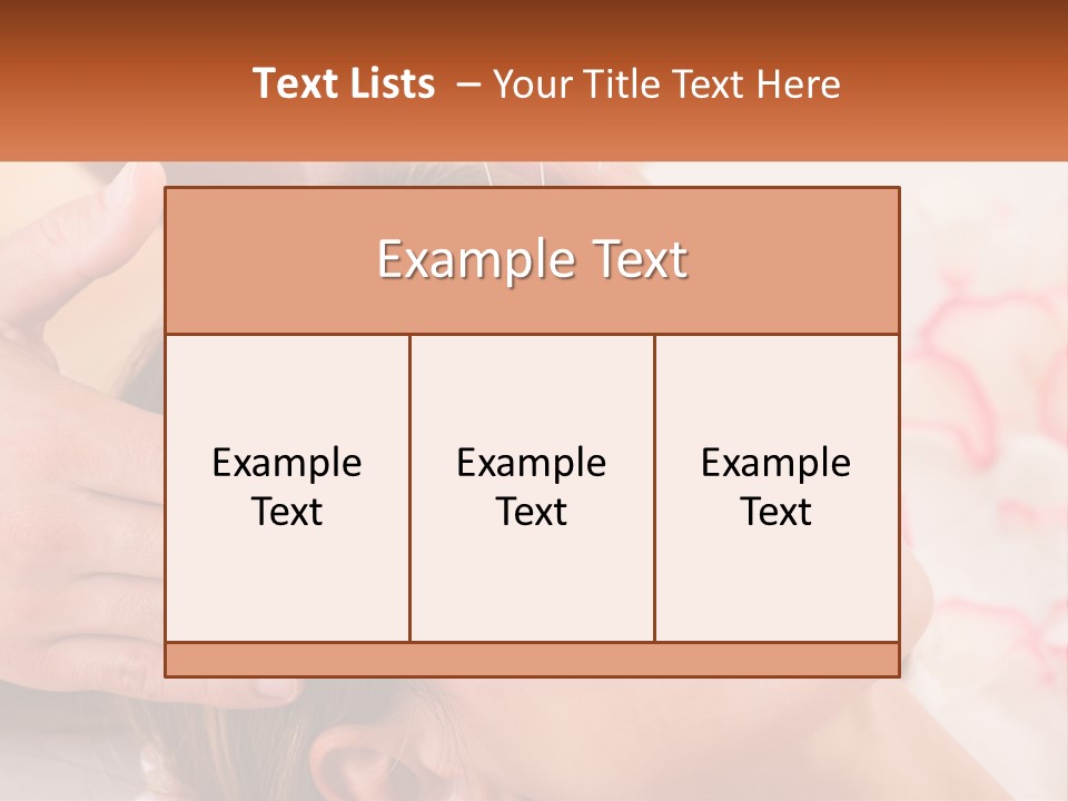 A Woman Getting A Facial Massage At A Spa PowerPoint Template