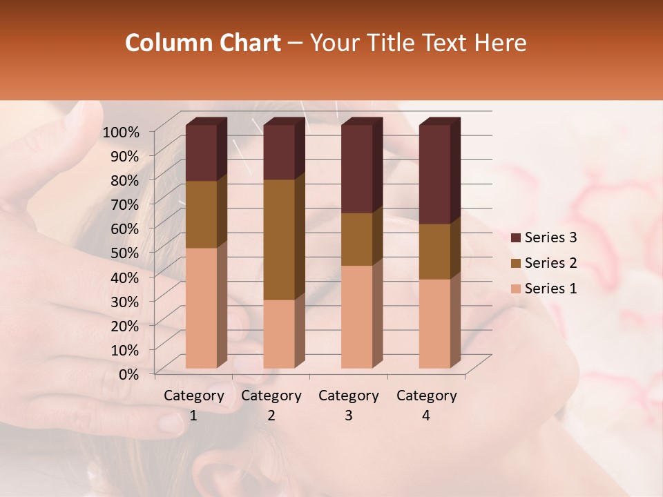 A Woman Getting A Facial Massage At A Spa PowerPoint Template