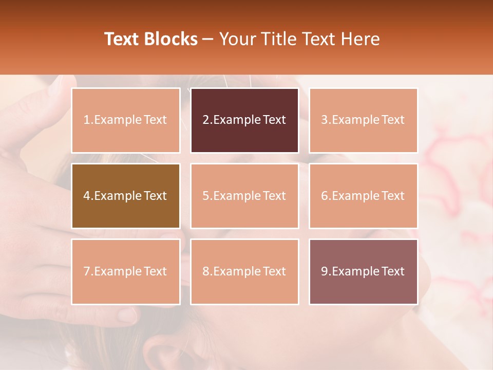 A Woman Getting A Facial Massage At A Spa PowerPoint Template