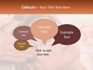 A Woman Getting A Facial Massage At A Spa PowerPoint Template