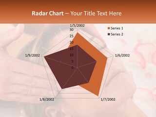 A Woman Getting A Facial Massage At A Spa PowerPoint Template