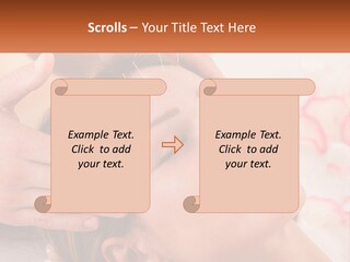 A Woman Getting A Facial Massage At A Spa PowerPoint Template