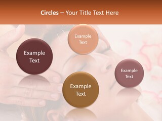 A Woman Getting A Facial Massage At A Spa PowerPoint Template
