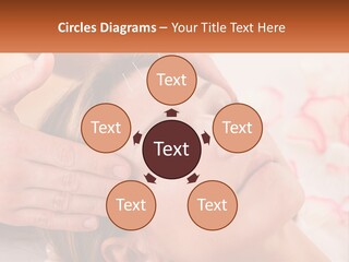 A Woman Getting A Facial Massage At A Spa PowerPoint Template