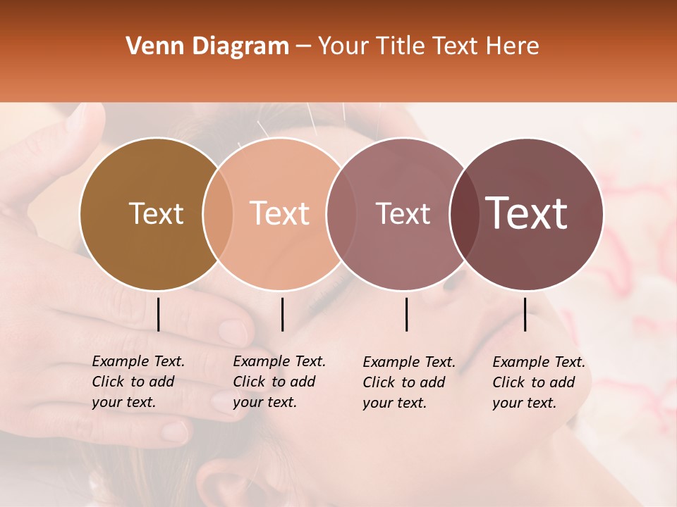 A Woman Getting A Facial Massage At A Spa PowerPoint Template