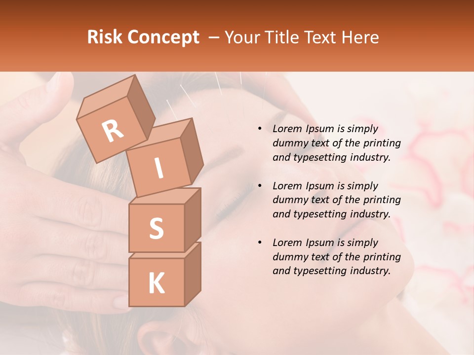 A Woman Getting A Facial Massage At A Spa PowerPoint Template