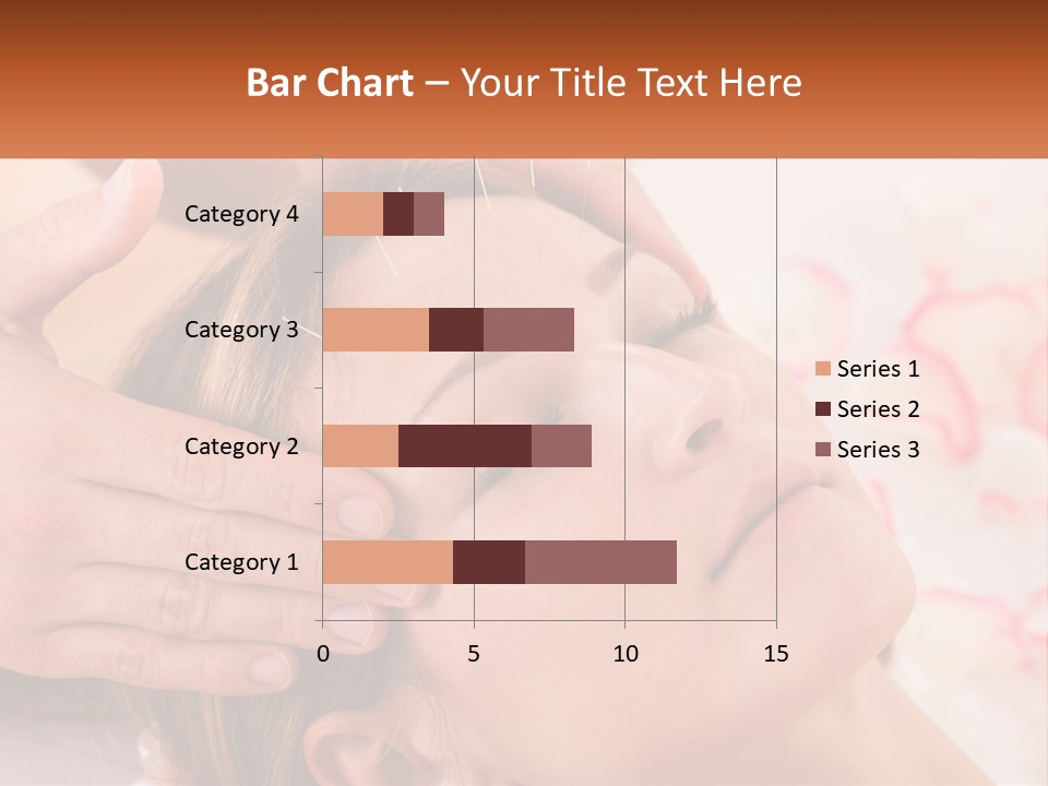 A Woman Getting A Facial Massage At A Spa PowerPoint Template