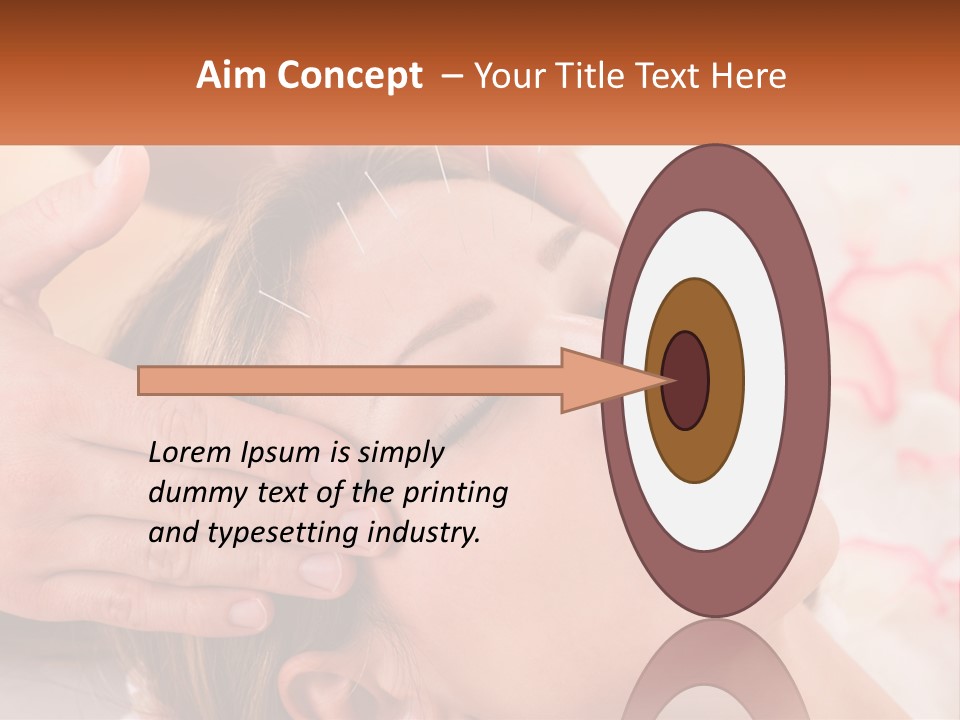 A Woman Getting A Facial Massage At A Spa PowerPoint Template