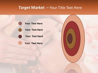 A Woman Getting A Facial Massage At A Spa PowerPoint Template