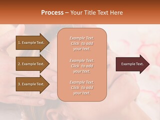 A Woman Getting A Facial Massage At A Spa PowerPoint Template