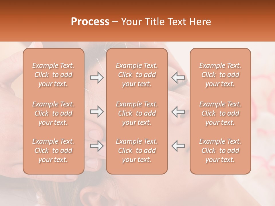 A Woman Getting A Facial Massage At A Spa PowerPoint Template