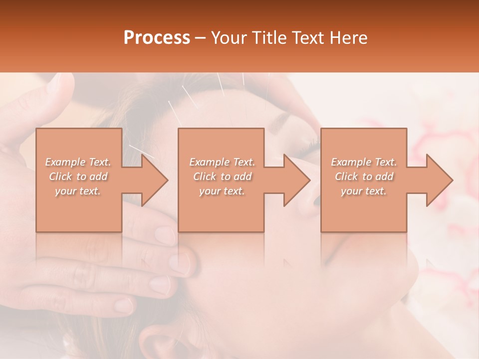 A Woman Getting A Facial Massage At A Spa PowerPoint Template