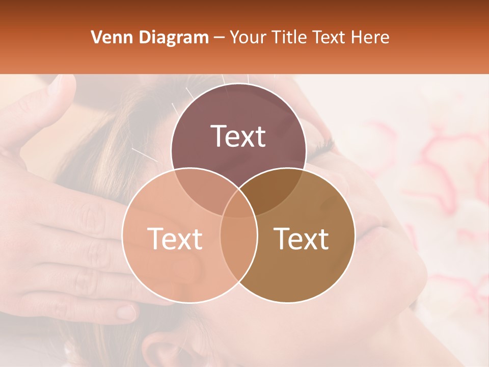 A Woman Getting A Facial Massage At A Spa PowerPoint Template