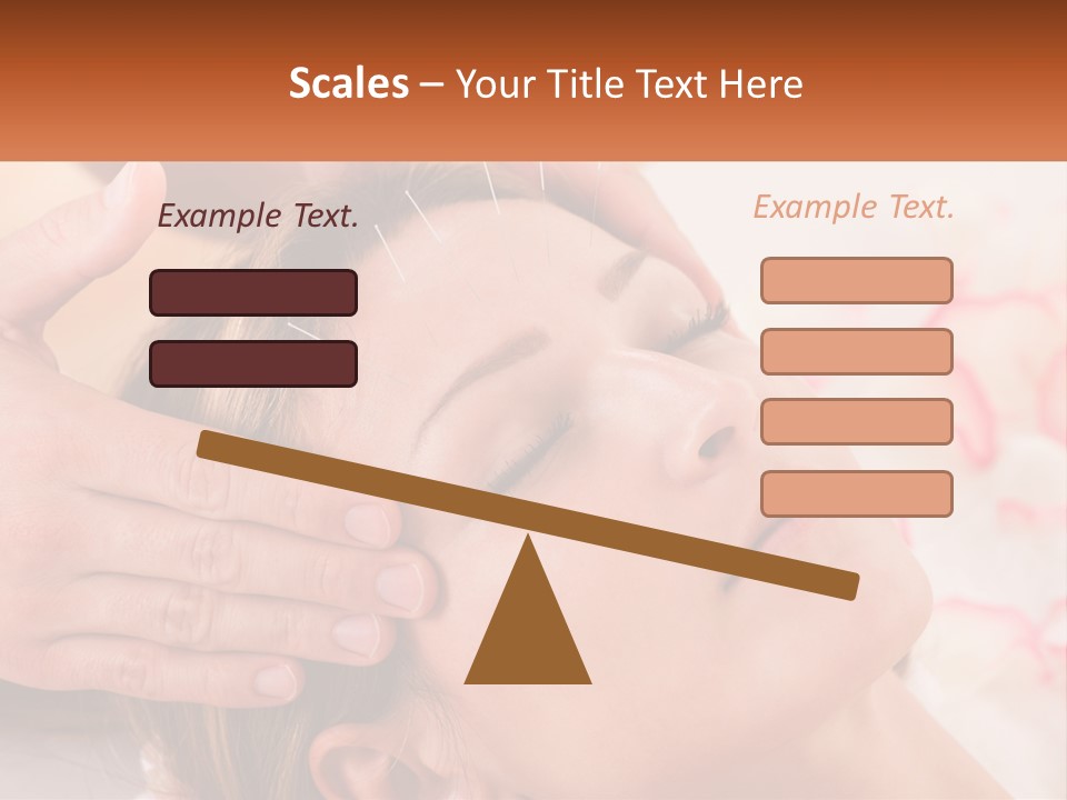 A Woman Getting A Facial Massage At A Spa PowerPoint Template