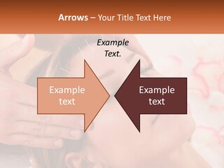 A Woman Getting A Facial Massage At A Spa PowerPoint Template