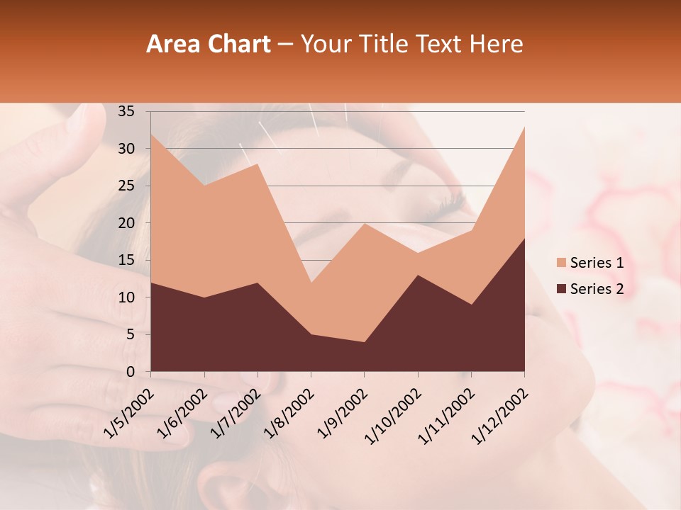 A Woman Getting A Facial Massage At A Spa PowerPoint Template
